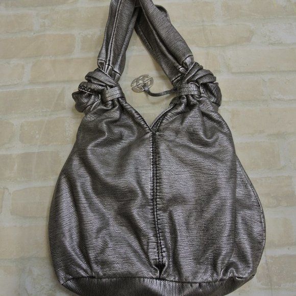 Marc Ecko Red Pewter Bow Shoulder Bag - Picture 6 of 11